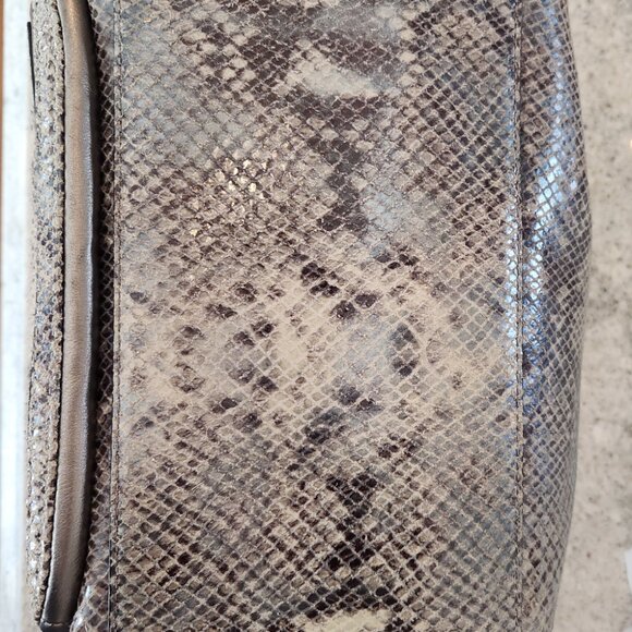 EUC Coach F260041 Exotic Python Leather Bag - Picture 6 of 9